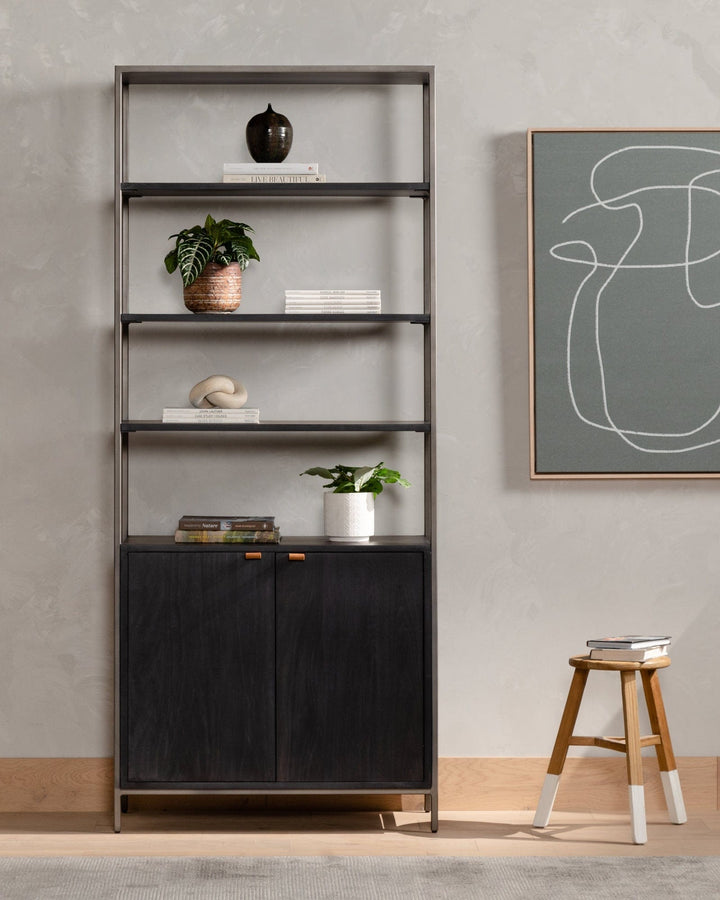 Troy Modular Wide Bookcase - Available in 2 Colors