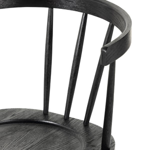 Polonius Dining Chair - Black Oak