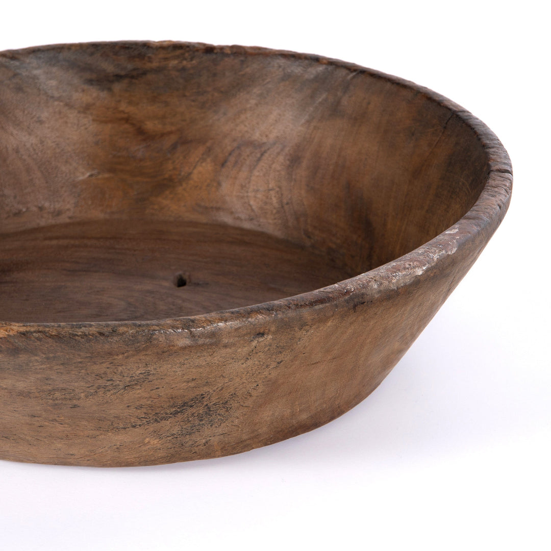 Found Wooden Bowl - Reclaimed Natural