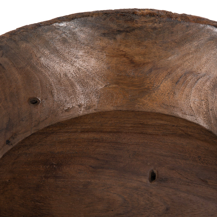 Found Wooden Bowl - Reclaimed Natural