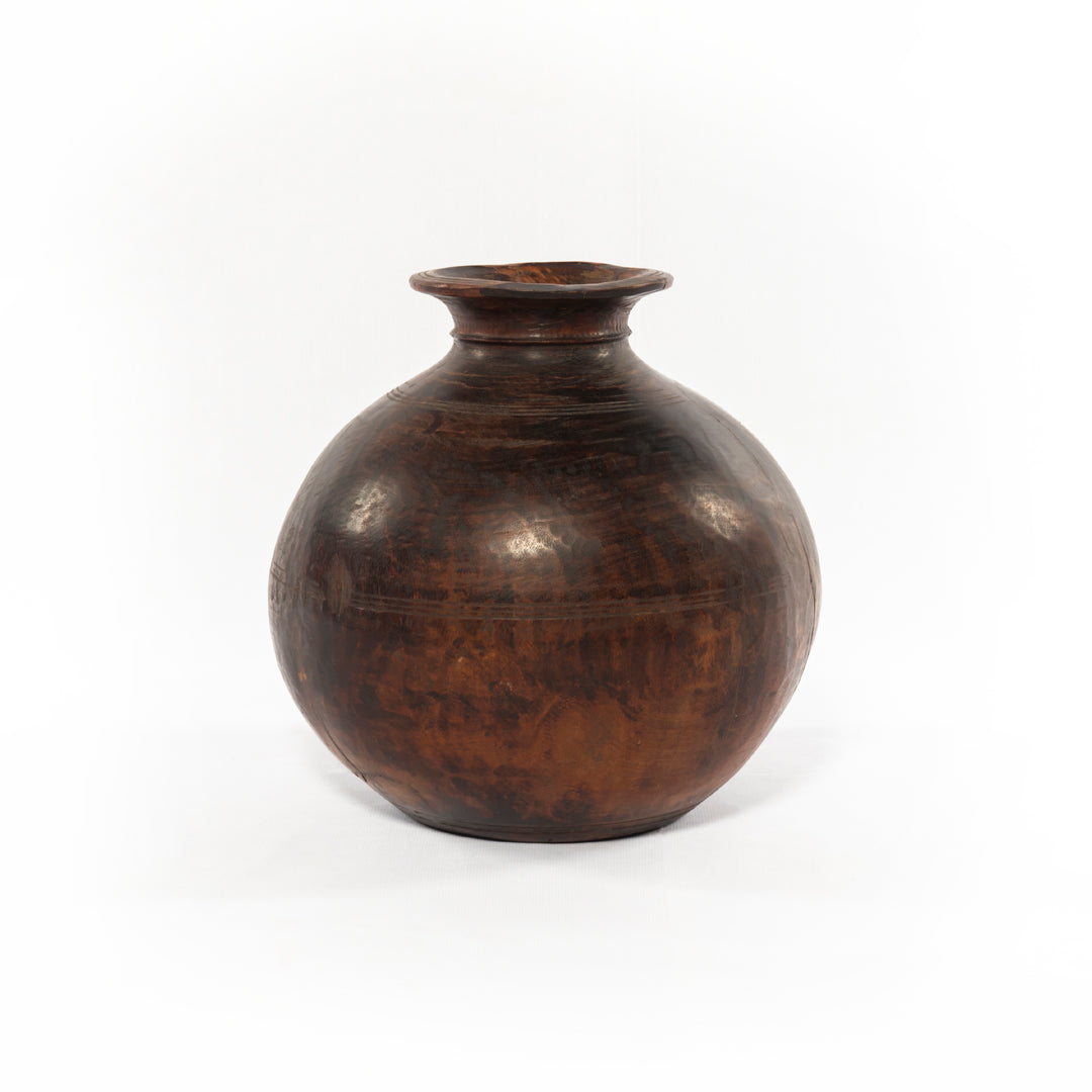 Found Wooden Jar - Reclaimed Natural