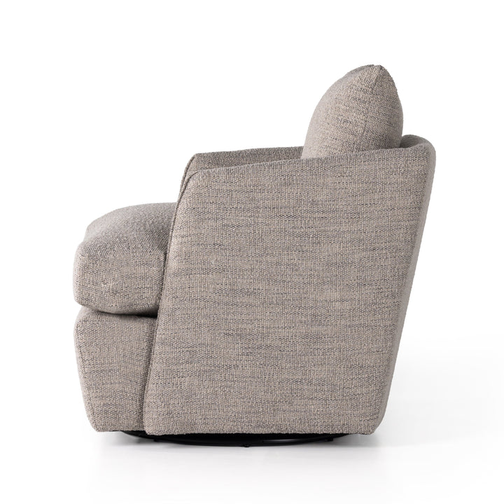 Talbot Swivel Chair - Merino Porcelain