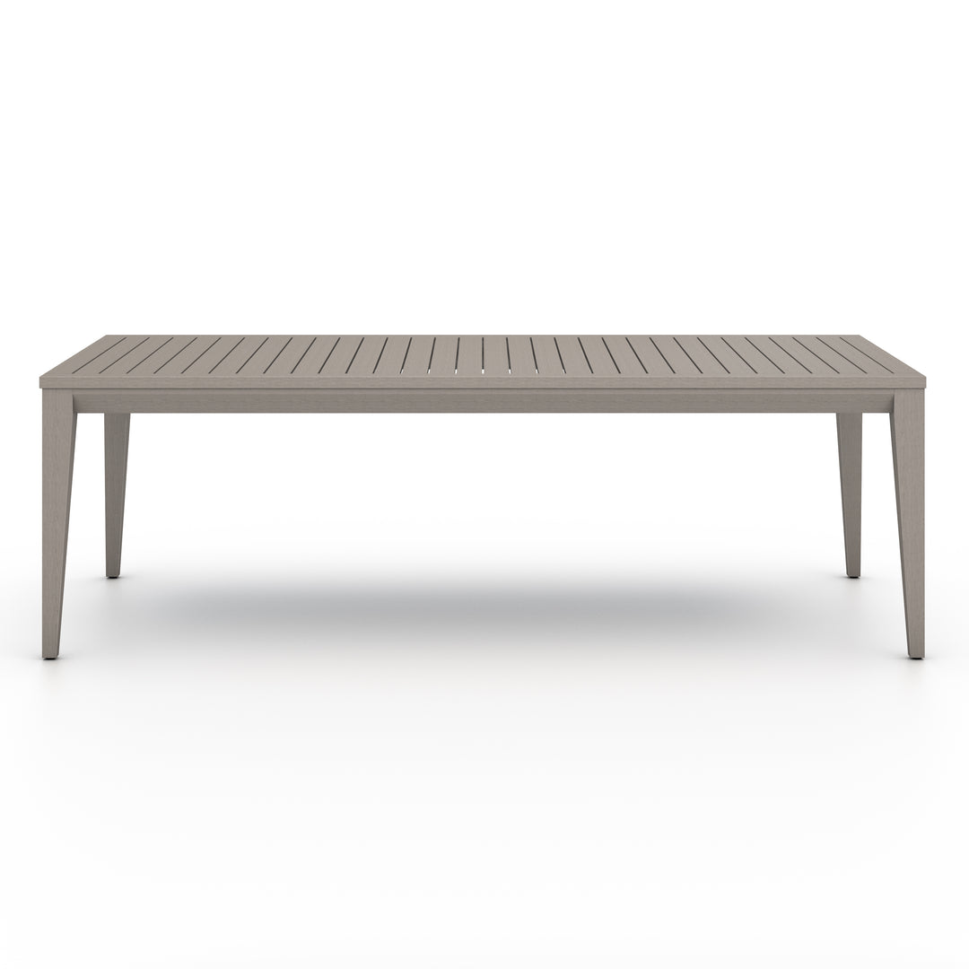Four Hands Ethan Outdoor Dining Table-94"-Grey