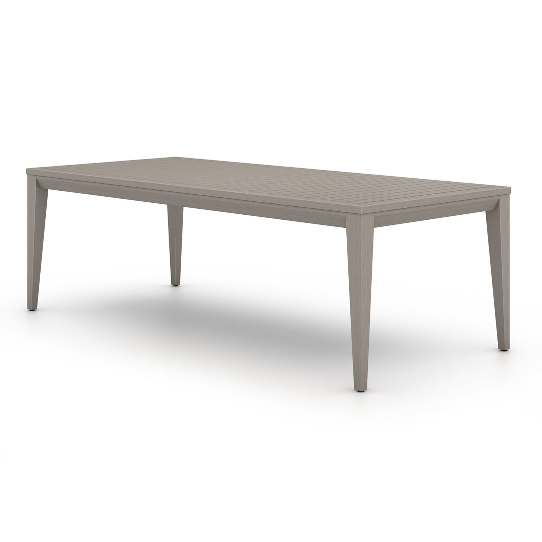 Ethan Outdoor Dining Table-94"-Grey