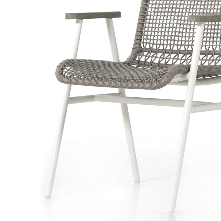 Verite Outdoor Dining Armchair - White