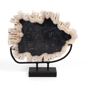 Petrified Wood Sculpture - Dark