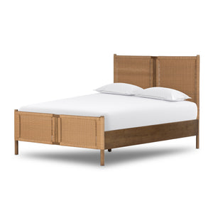 Elodie Bed - Toasted Sungkai - Available in 2 Sizes