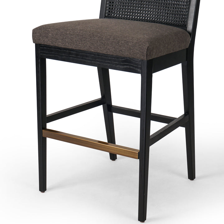 Stefania Cane Armless Dining Bar Stool - Available in 3 Colors