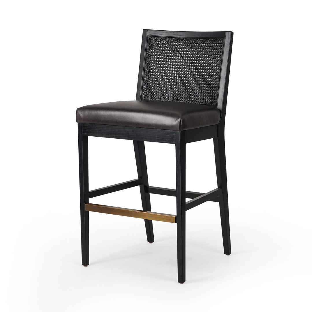 Stefania Cane Armless Dining Bar Stool - Available in 3 Colors