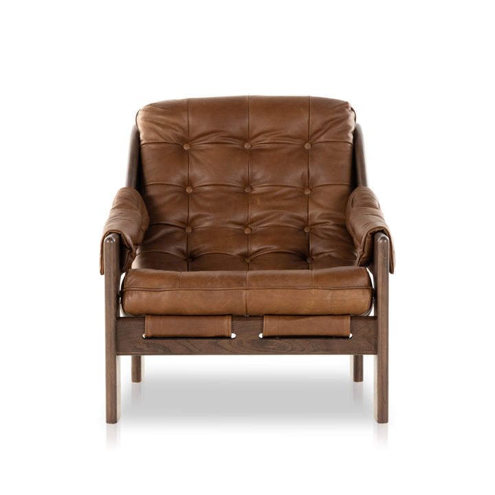 Roberto Leather Lounge Chair - Available in 2 Colors