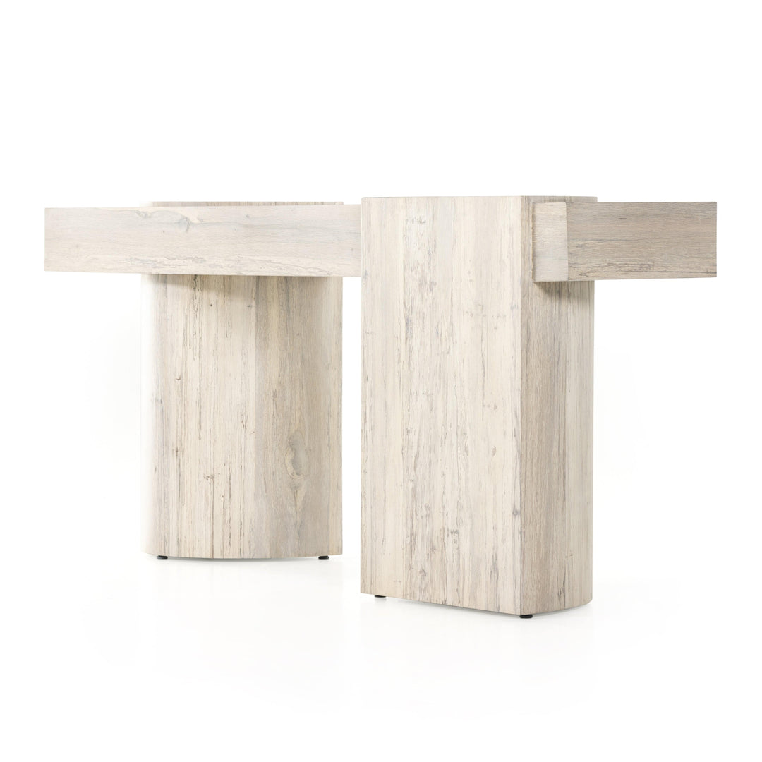 Gaby Console Table - Bleached Spalted Oak