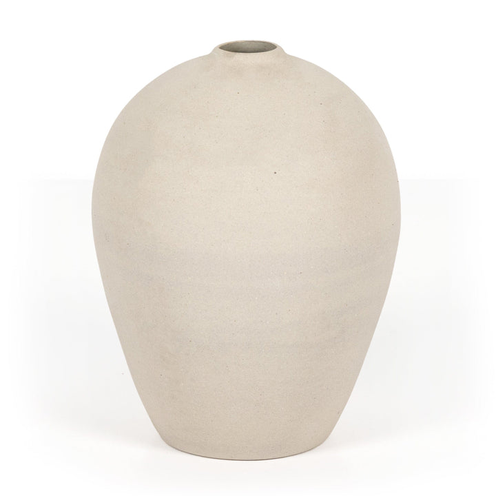 Tybalt Vase - Cream Matte Ceramic