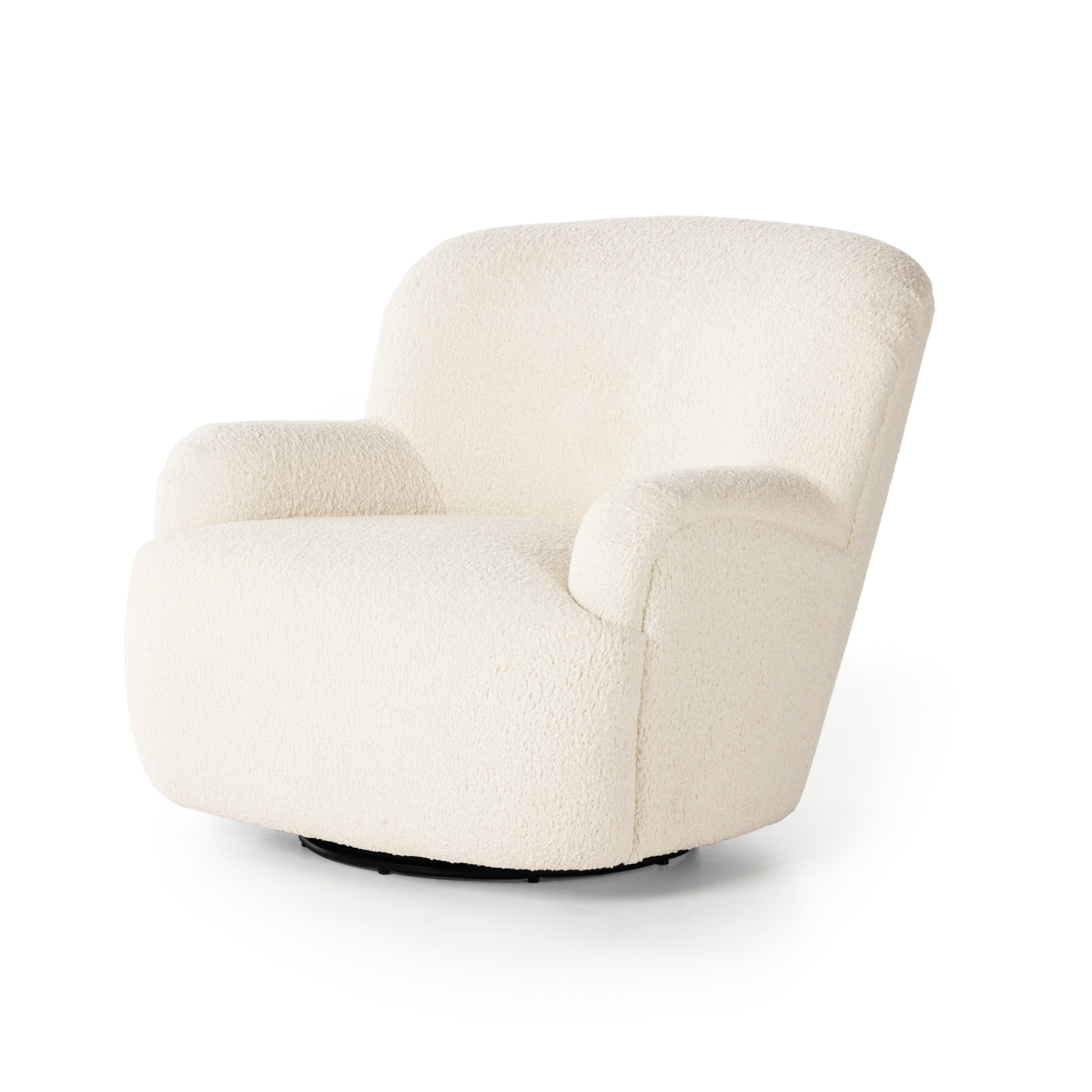 Ethan Swivel Chair Sheepskin Natural