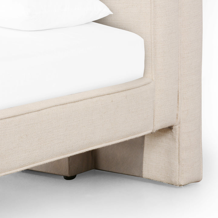 Maxwell Modern Upholstered Bed - King - Available in 2 Colors