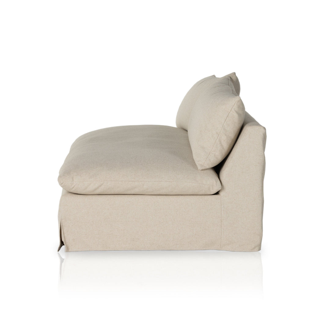 Olsen Slipcover Armless Sofa - Available in 2 Colors & 2 Sizes