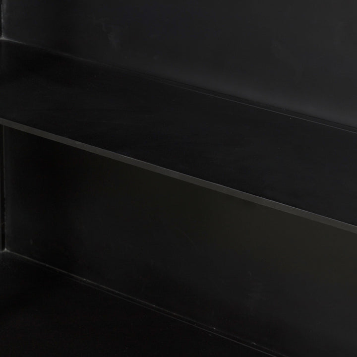 izvor Wide Metal Cabinet - Black