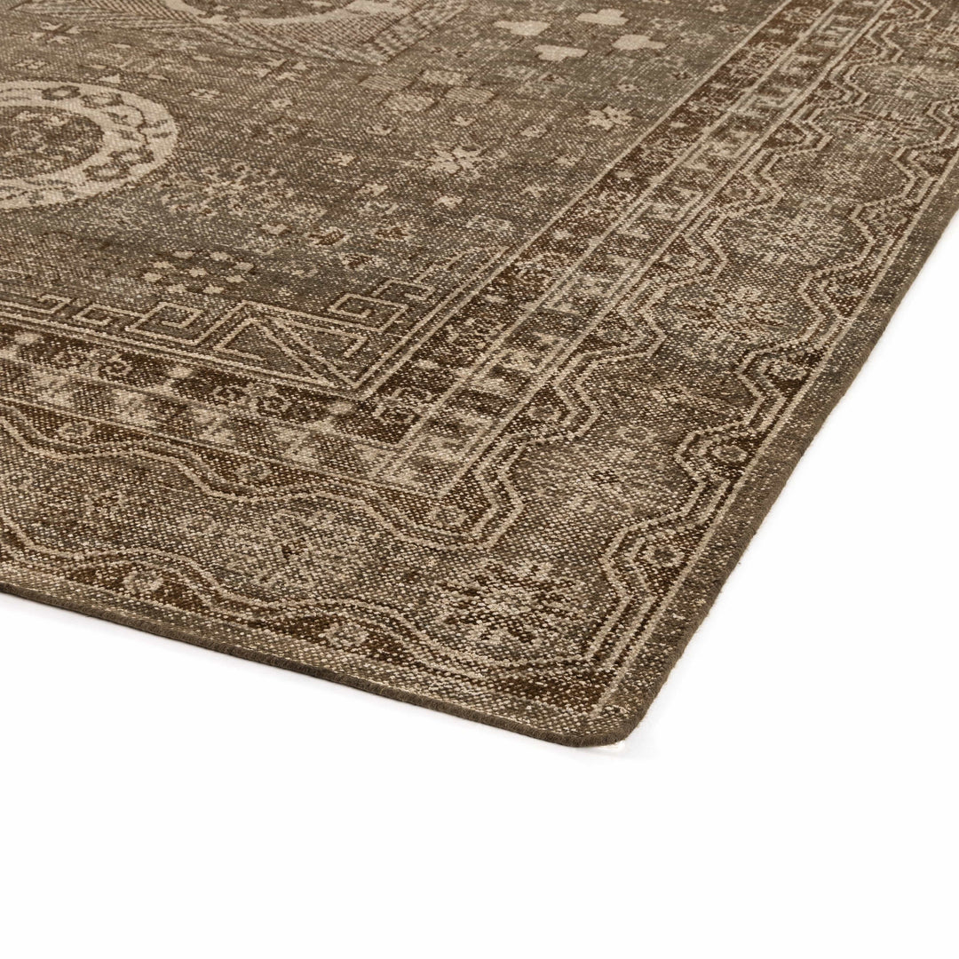 Camden Hand Knotted Rug-Olive - Available in 3 Sizes