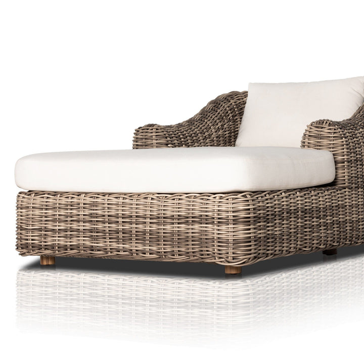 Madelein Outdoor Chaise Lounge - Natural