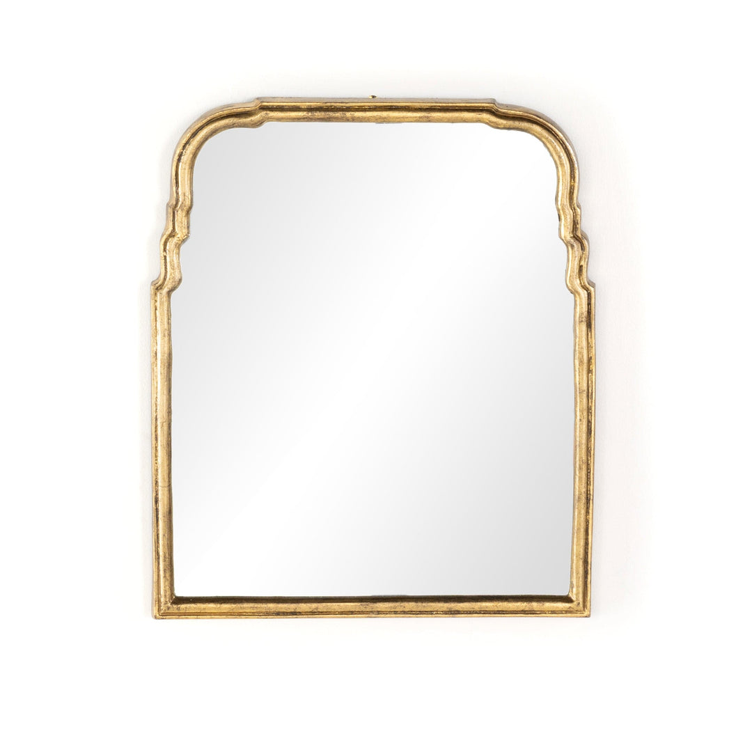 Jacques Mirror - Antiqued Gold Leaf