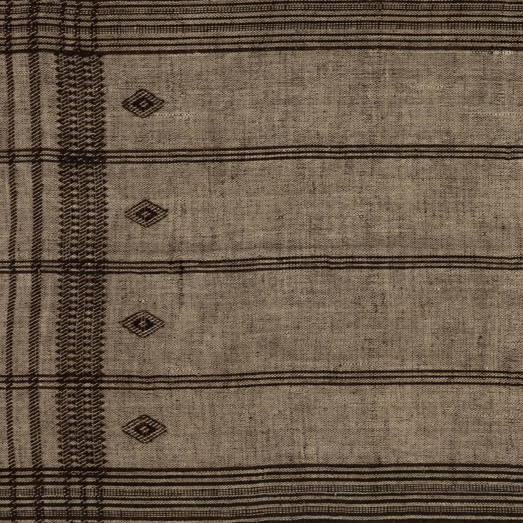 Bhujodi Textile-Mocha-Rustic Walnut - Bhujodi Mocha