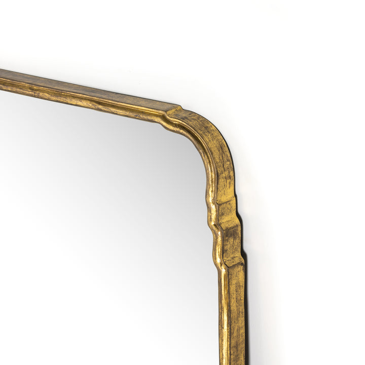 Jacques French Gold Leaf Floor Mirror