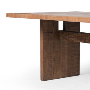 Brandy Dining Table - Rustic Weathered Elm