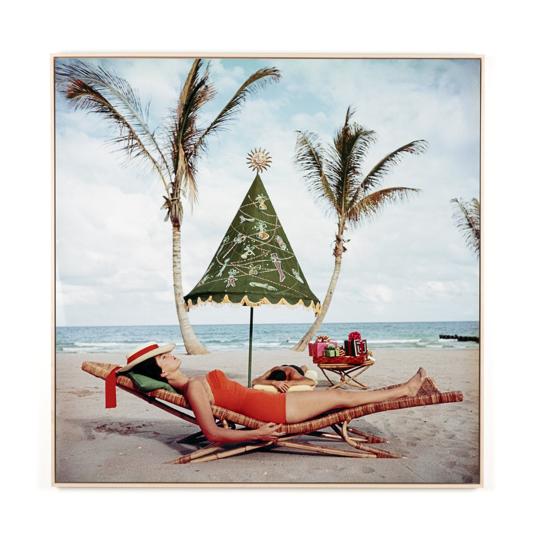 Palm Beach Idyll By Slim Aarons - Natural Maple