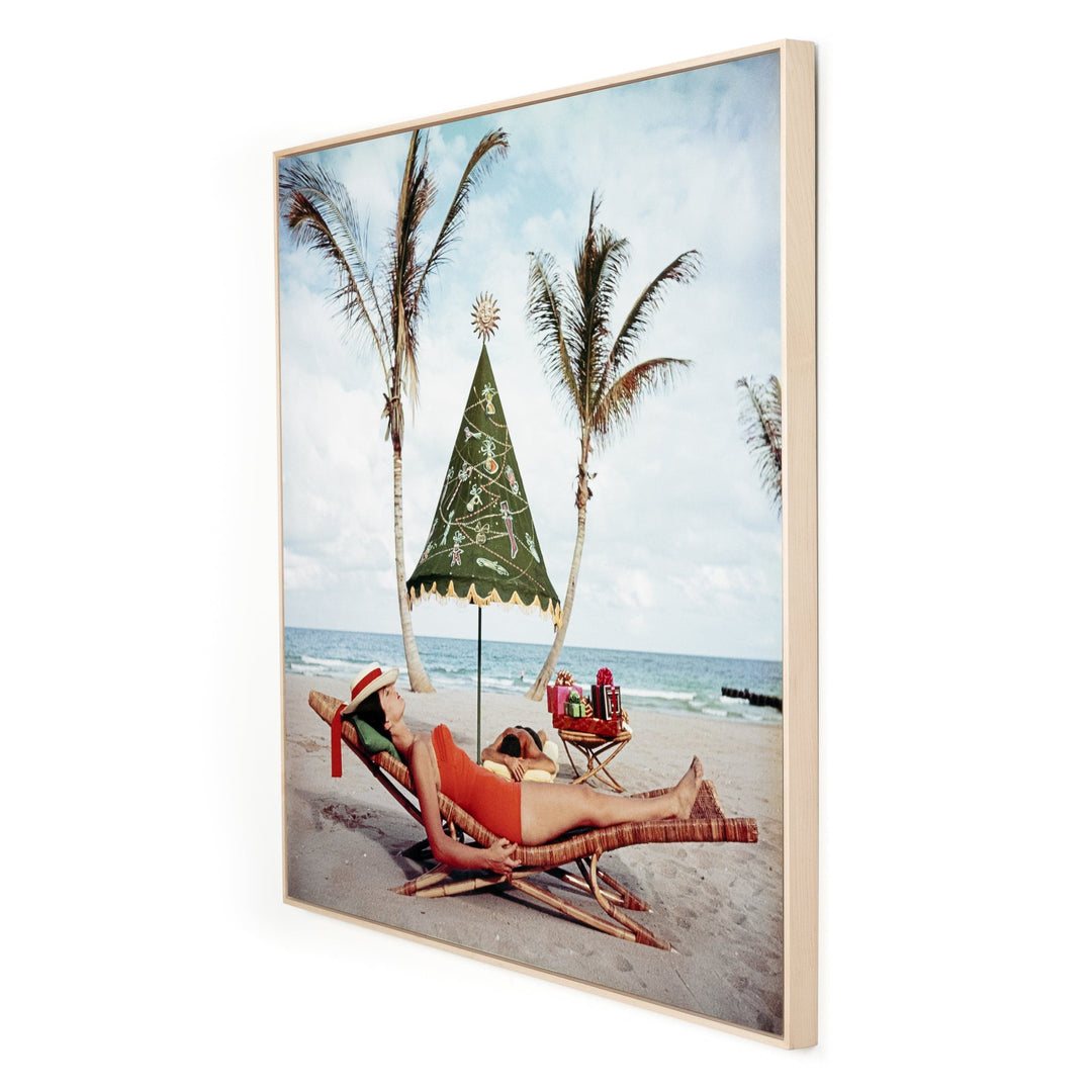 Palm Beach Idyll By Slim Aarons - Natural Maple
