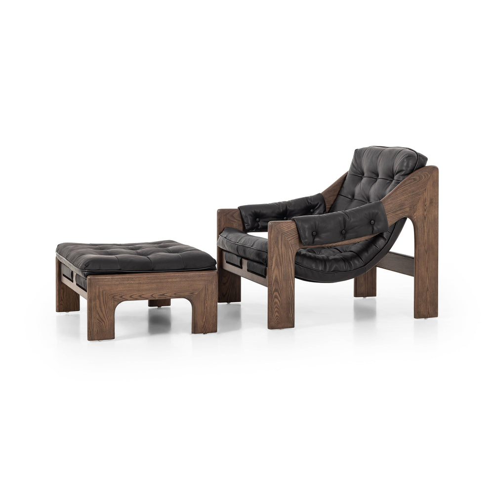 Roberto Chair With Ottoman - Available in 2 Colors