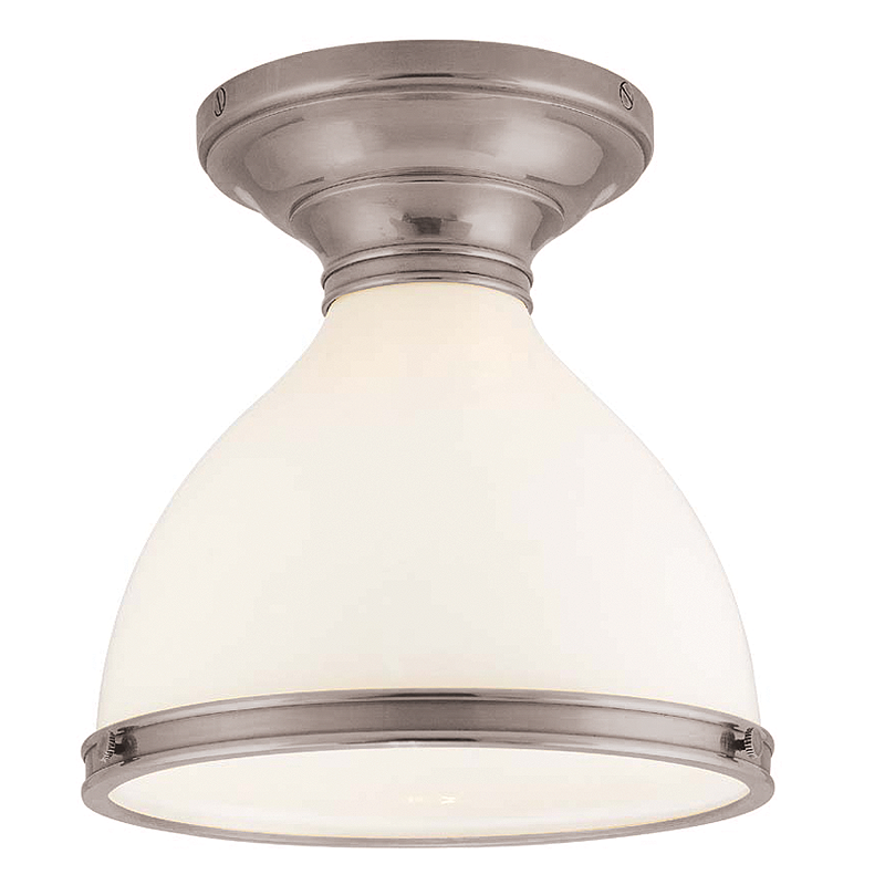 Hudson Valley Lighting Hudson Valley Lighting Randolph Ceiling Lamp - Historic Bronze & Opal Glossy 2612-HB