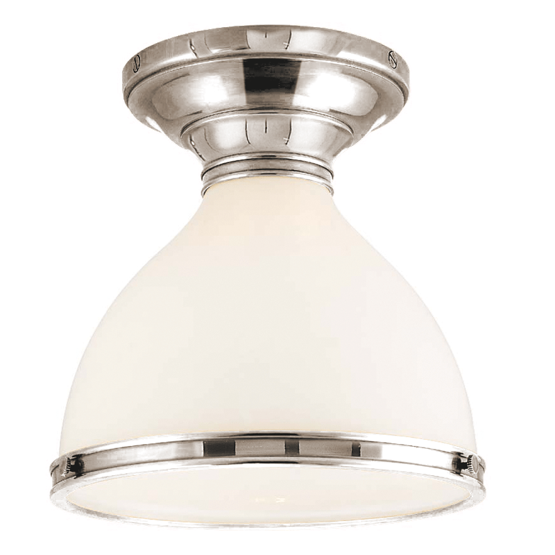 Hudson Valley Lighting Hudson Valley Lighting Randolph Ceiling Lamp - Polished Nickel & Opal Glossy 2612-PN