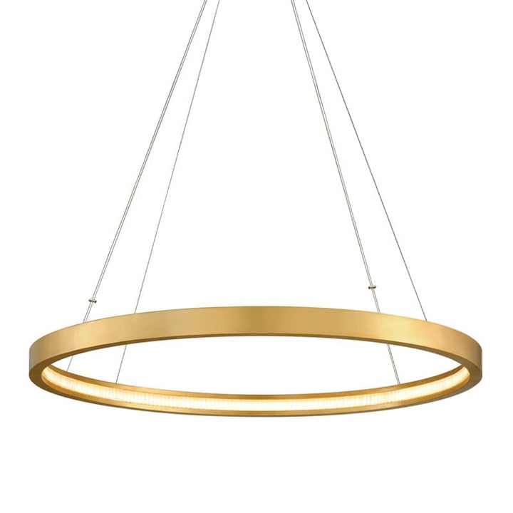 Corbett Corbett Jasmine 1 Light Pendant - Available in 2 Colors & 7 Sizes Gold Leaf / 2.5"h x 44"dia 284-43