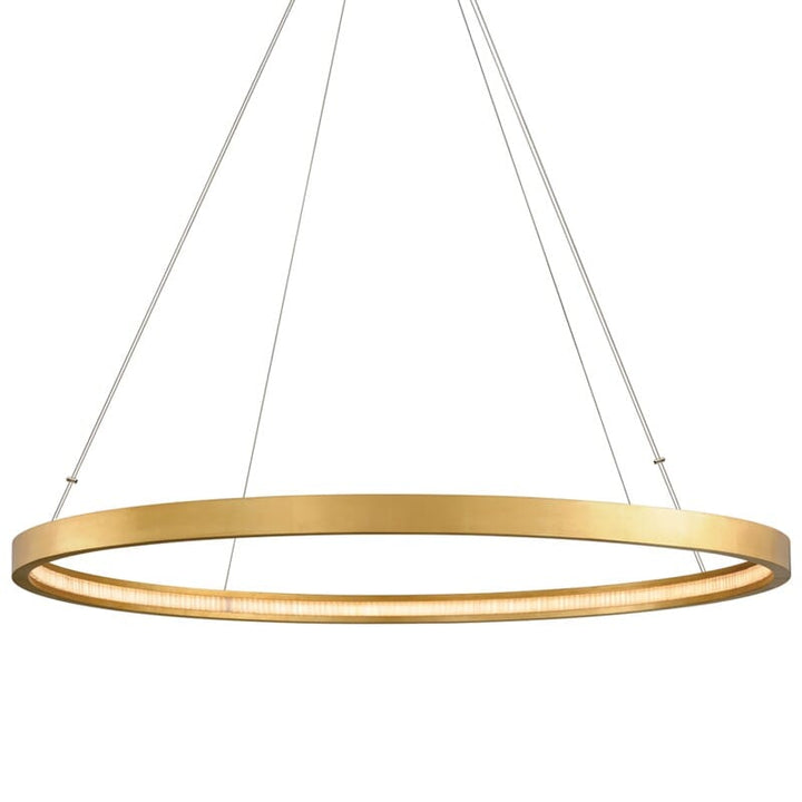 Corbett Corbett Jasmine 1 Light Pendant - Available in 2 Colors & 7 Sizes Gold Leaf / 2.5"h x 56"dia 284-44