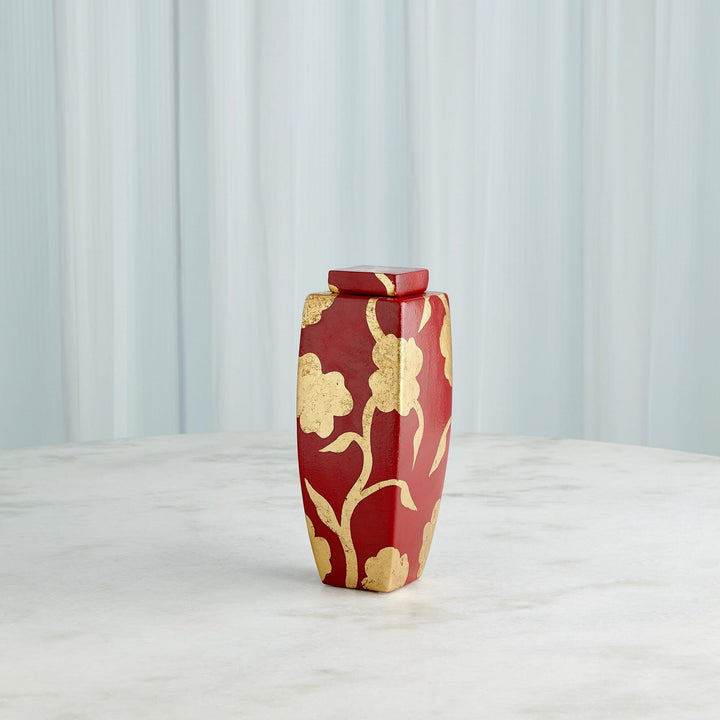 Flora Jar - Deep Red - Available in 3 Sizes