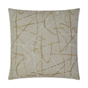 D.V. Kap D.V. Kap Scribble Pillow - Available in 2 Colors Gold 3005-G