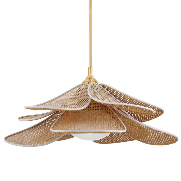 Hudson Valley Lighting Hudson Valley Lighting Florina 1 Light Pendant - Aged Brass - Available in 2 Sizes 19.25"h x 44"dia 3144-AGB