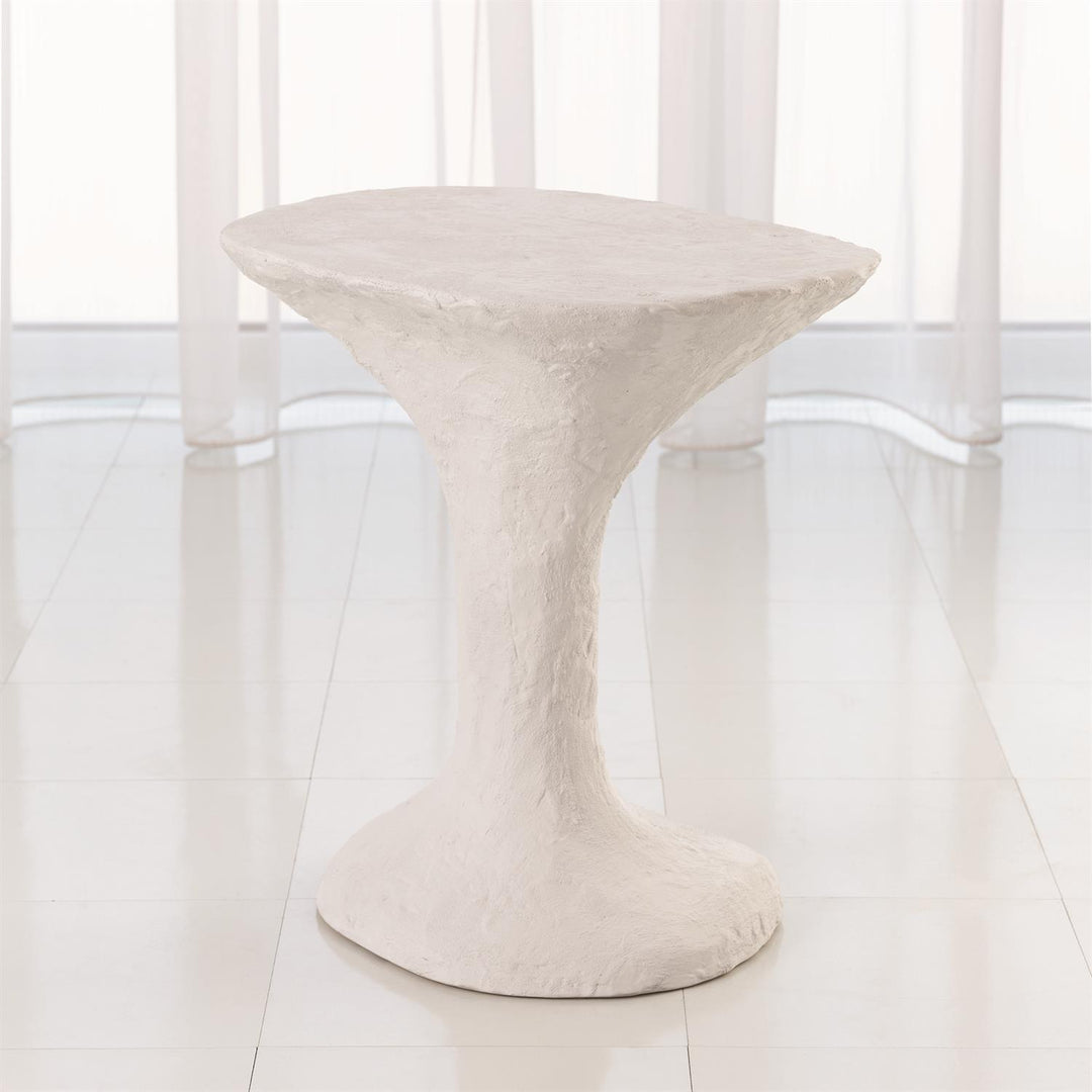 Global Views Global Views Primitive Accent Table Soft White 7.30153
