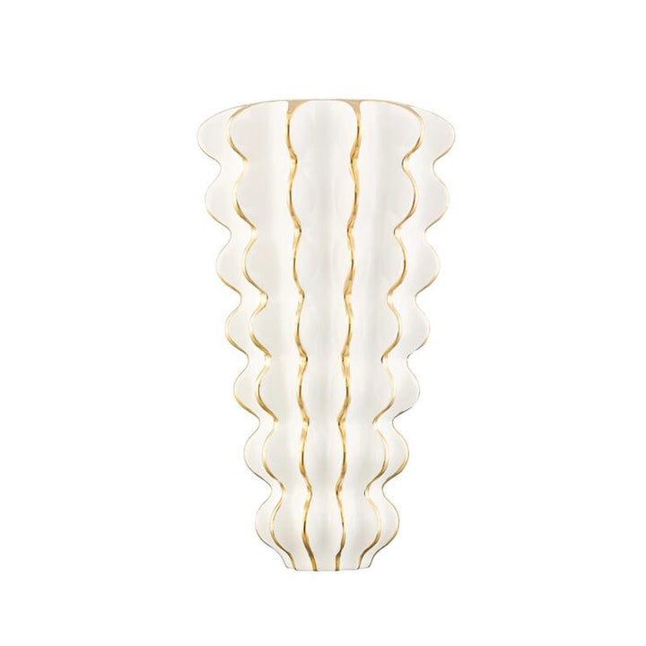 Corbett Corbett Esperanza 2 Light Wall Sconce - Available in 2 Colors Ceramic Gloss White 394-02-CGW