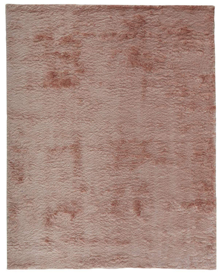 Feizy Feizy Indochine Plush Shag Rug - Available in 8 Sizes - Metallic Sheen Salmon Pink 2' x 3'-4" 4944550FBLH000A25