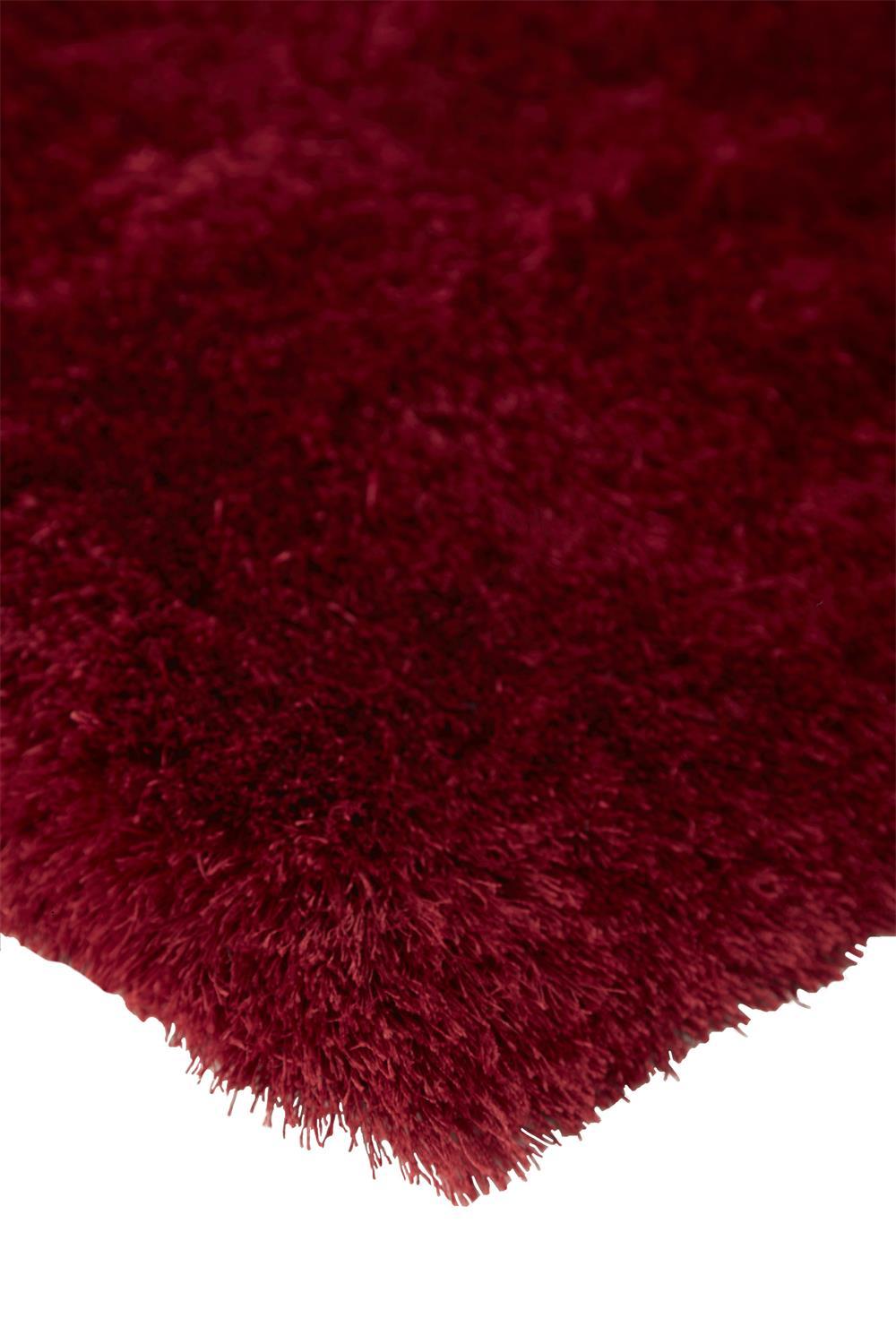 Feizy Feizy Indochine Plush Shag Rug - Available in 7 Sizes - Metallic Sheen Cranberry Red