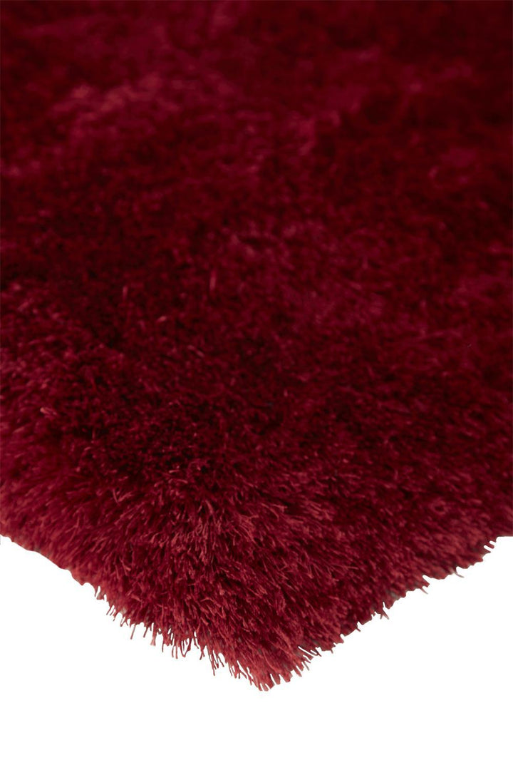 Feizy Feizy Indochine Plush Shag Rug - Available in 7 Sizes - Metallic Sheen Cranberry Red