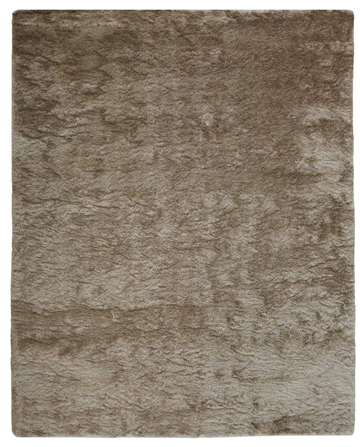 Feizy Feizy Indochine Plush Shag Rug - Available in 7 Sizes - Metallic Sheen Cream & Beige 2' x 3'-4" 4944550FCRM000A25