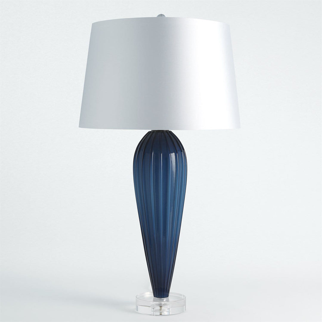 Global Views Global Views Teardrop Glass Lamp - Blue 8.82854