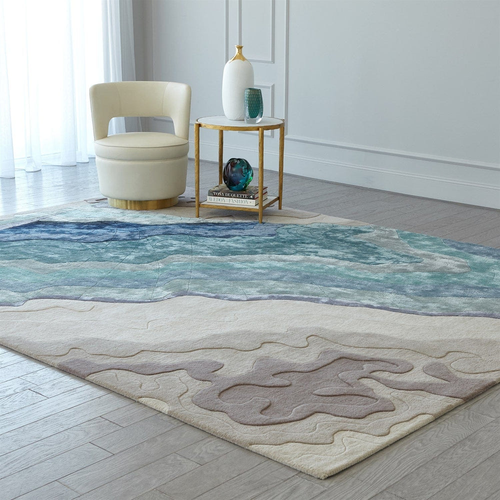 Global Views Global Views Fractured Rug Cool (Available in 7 Sizes)