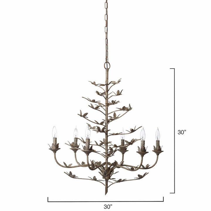Jamie Young Jamie Young Inline Blooming Chandelier - Available in 2 Colors