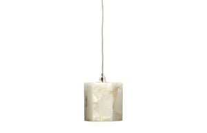 Jamie Young Jamie Young Borealis Hexagon Pendant in Alabaster 5BORE-SMWH