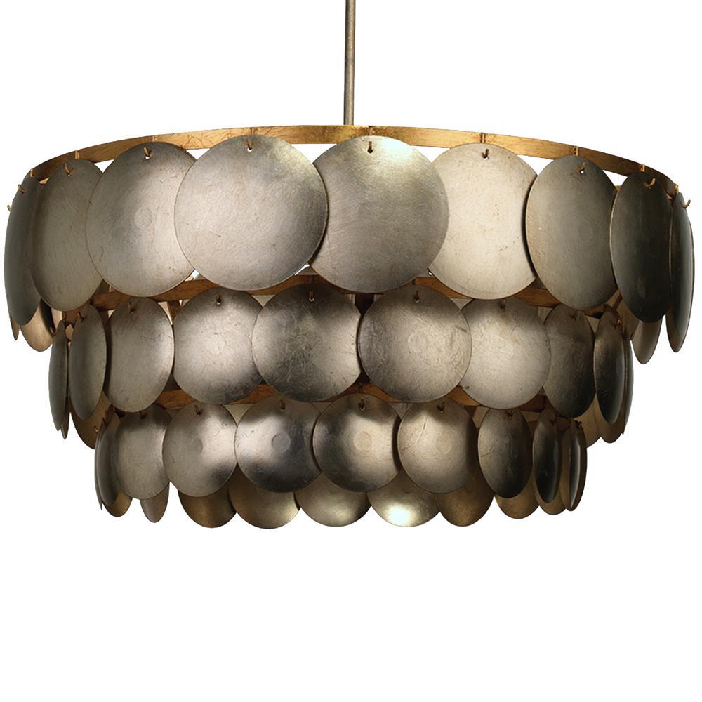 Jamie Young Jamie Young Calypso Three Tier Chandelier in Champagne Metal Leafing 5CALY-CHCH
