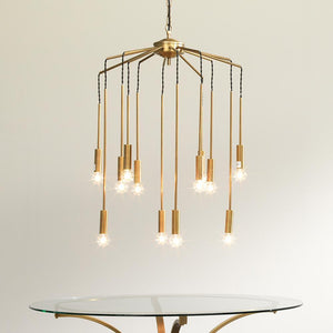 Jamie Young Jamie Young Cascade Pendant in Antique Brass 5CASC-CHAB