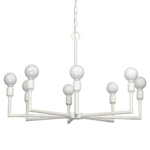 Jamie Young Jamie Young Park Chandelier in White Gesso 5PARK-CHWH