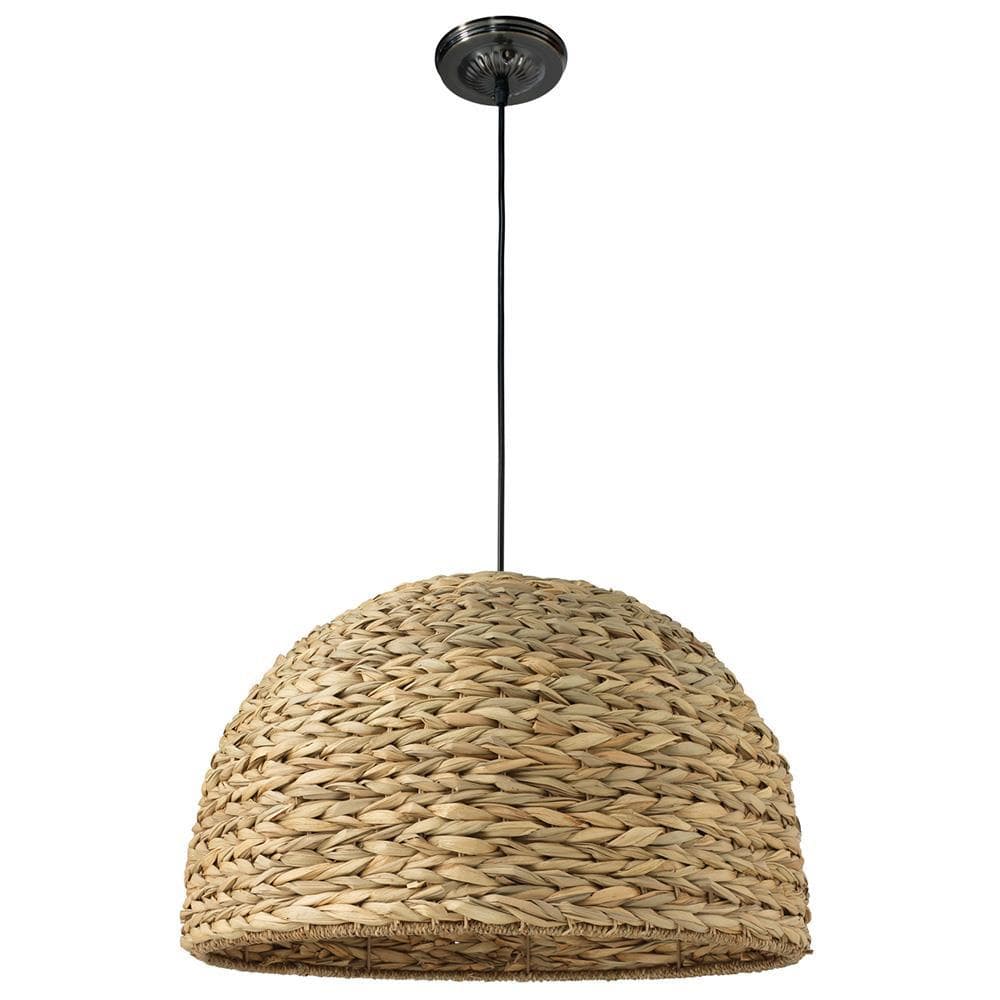 Jamie Young Jamie Young Shoreline Pendant in Natural Seagrass 5SHOR-PENA